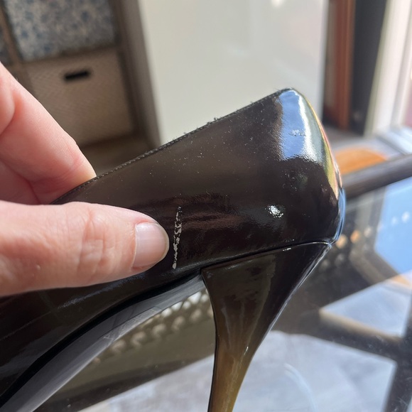 Green ombré Stuart Weitzman pumps size 10 - Picture 11 of 14